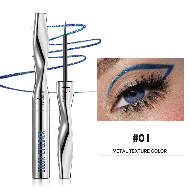 COLOR EYELINER WATERPROOF AND QUICK DRYING，EASY TO COLOR，RICH IN COLOR