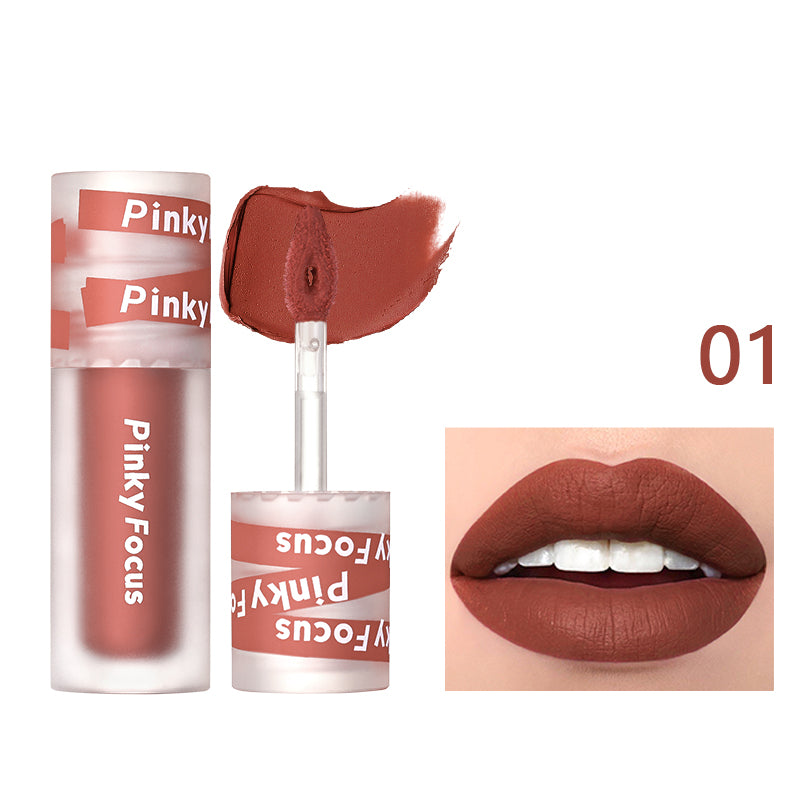 MATTE LIP GLAZE,Never drying, intense color.