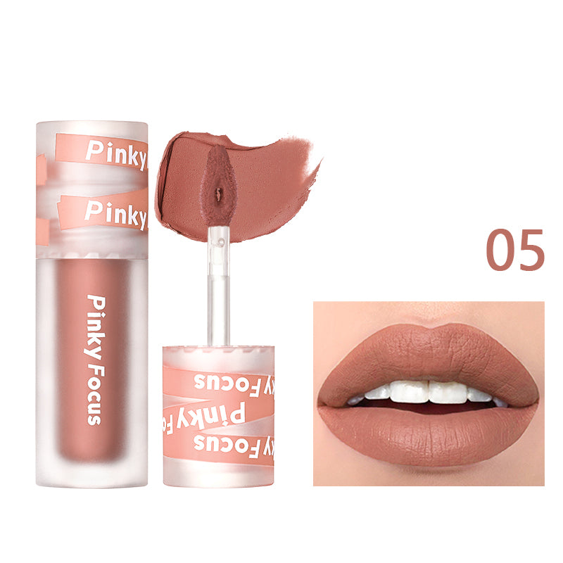 MATTE LIP GLAZE,Never drying, intense color.