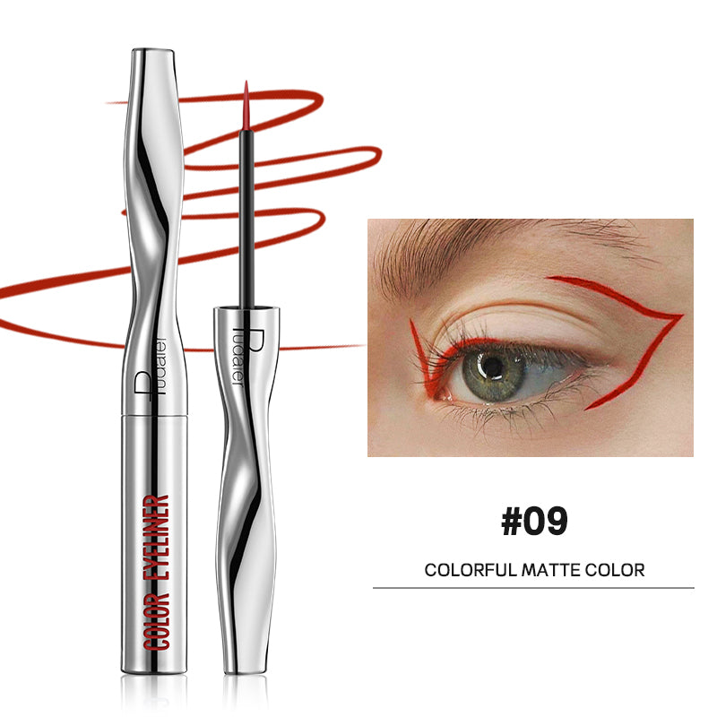 COLOR EYELINER WATERPROOF AND QUICK DRYING，EASY TO COLOR，RICH IN COLOR