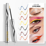 COLOR EYELINER WATERPROOF AND QUICK DRYING，EASY TO COLOR，RICH IN COLOR