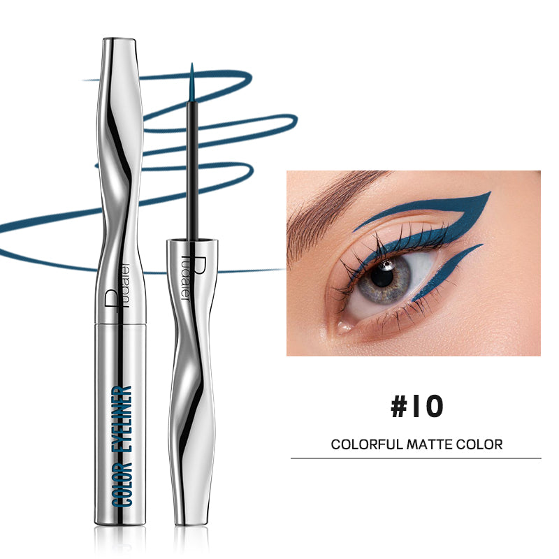 COLOR EYELINER WATERPROOF AND QUICK DRYING，EASY TO COLOR，RICH IN COLOR