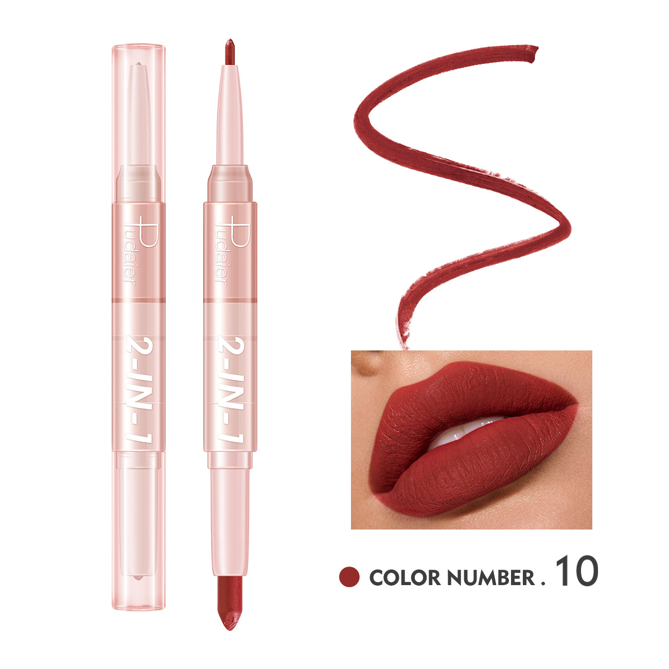 2-In-1 Lip Liner-Lip Stick