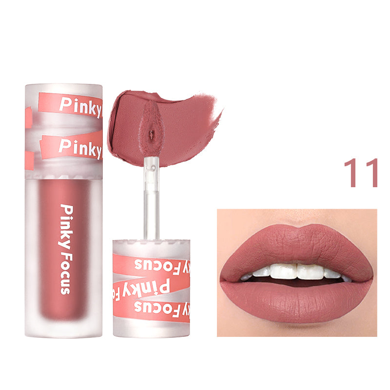 MATTE LIP GLAZE,Never drying, intense color.