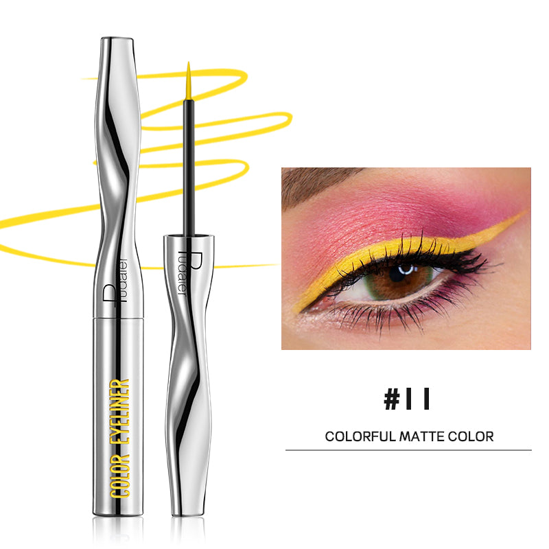 COLOR EYELINER WATERPROOF AND QUICK DRYING，EASY TO COLOR，RICH IN COLOR