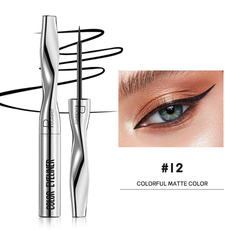 COLOR EYELINER WATERPROOF AND QUICK DRYING，EASY TO COLOR，RICH IN COLOR