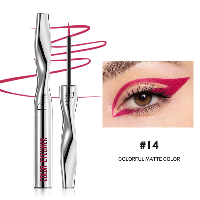 COLOR EYELINER WATERPROOF AND QUICK DRYING，EASY TO COLOR，RICH IN COLOR