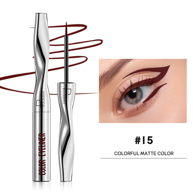 COLOR EYELINER WATERPROOF AND QUICK DRYING，EASY TO COLOR，RICH IN COLOR