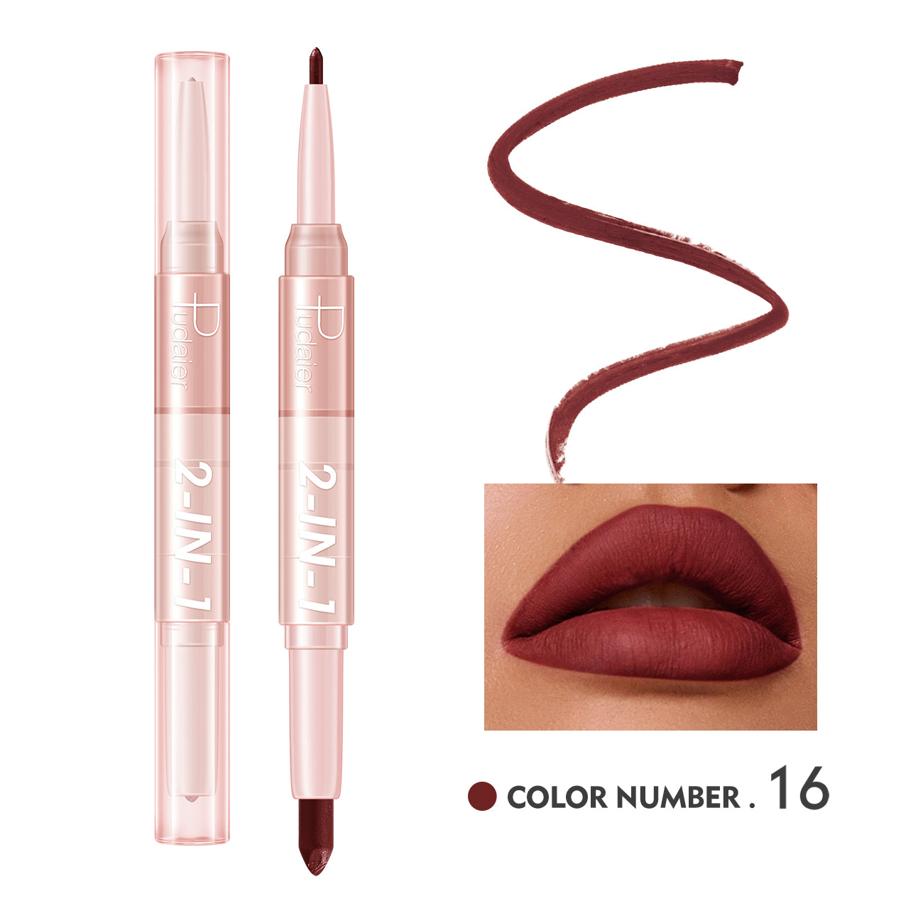 2-In-1 Lip Liner-Lip Stick