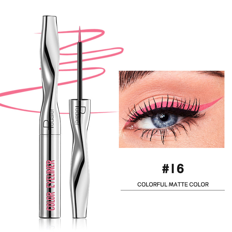 COLOR EYELINER WATERPROOF AND QUICK DRYING，EASY TO COLOR，RICH IN COLOR