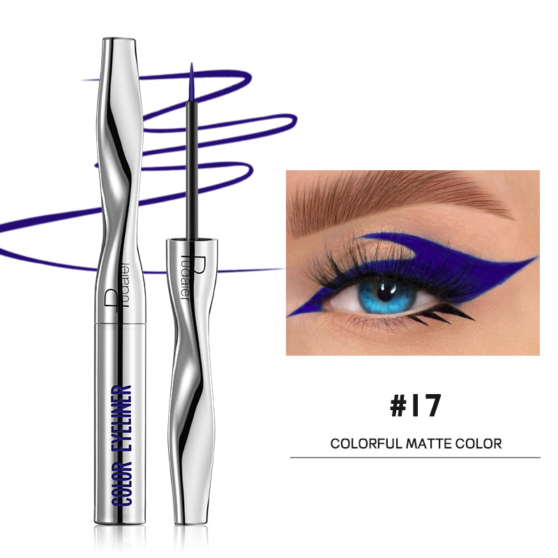 COLOR EYELINER WATERPROOF AND QUICK DRYING，EASY TO COLOR，RICH IN COLOR