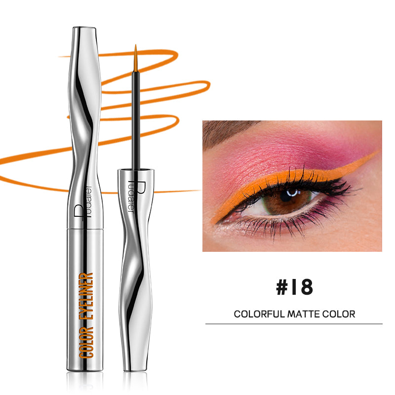 COLOR EYELINER WATERPROOF AND QUICK DRYING，EASY TO COLOR，RICH IN COLOR