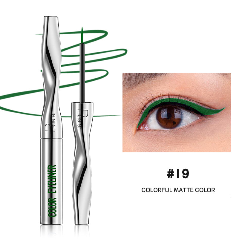 COLOR EYELINER WATERPROOF AND QUICK DRYING，EASY TO COLOR，RICH IN COLOR