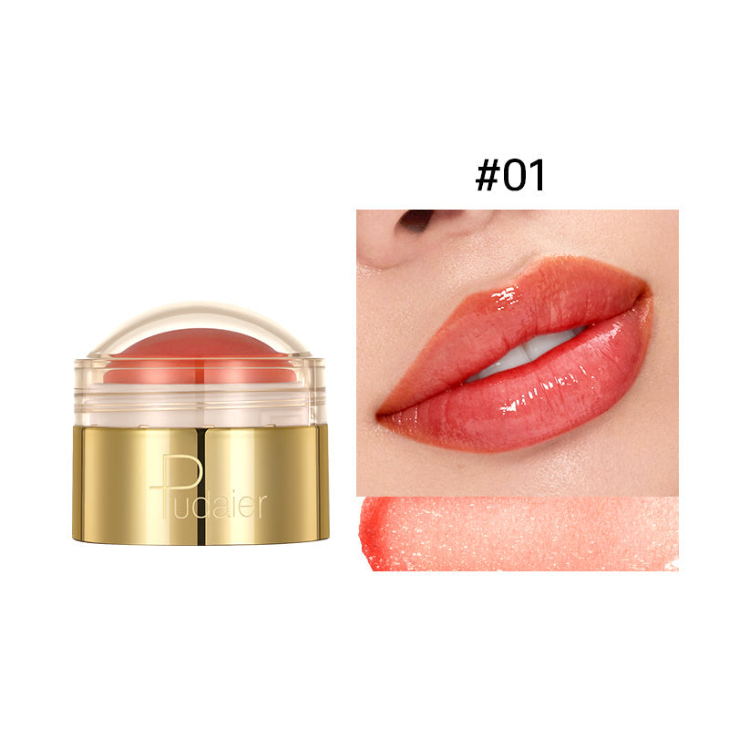 Tinted lip mask