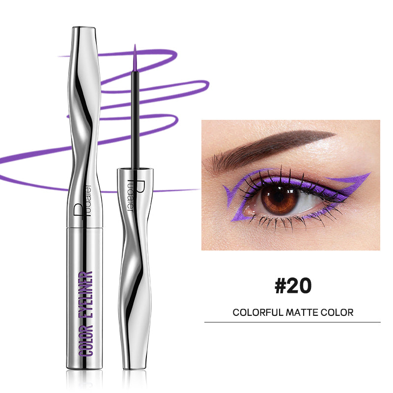 COLOR EYELINER WATERPROOF AND QUICK DRYING，EASY TO COLOR，RICH IN COLOR