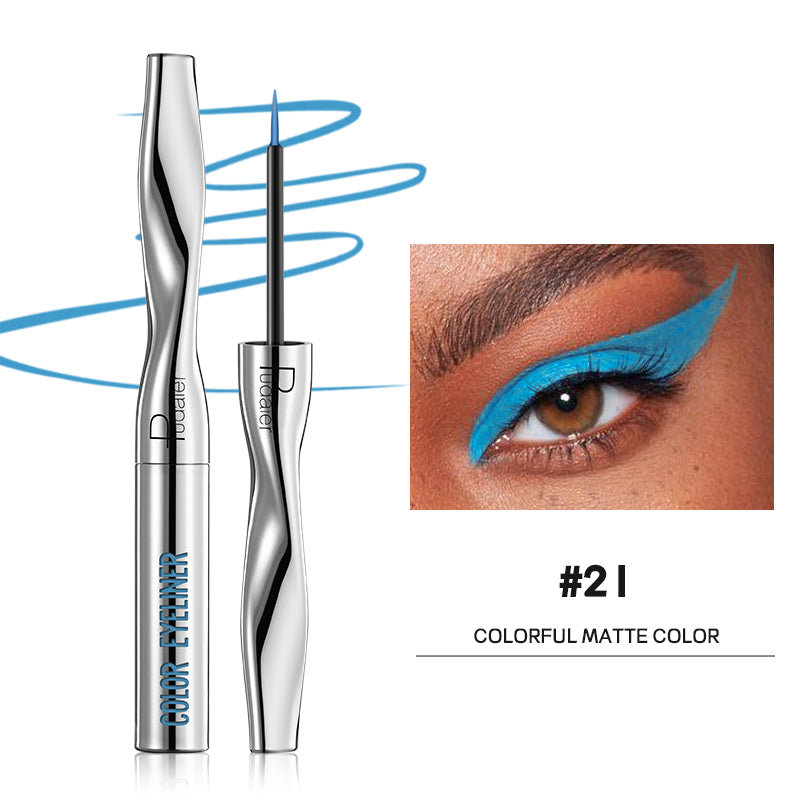 COLOR EYELINER WATERPROOF AND QUICK DRYING，EASY TO COLOR，RICH IN COLOR