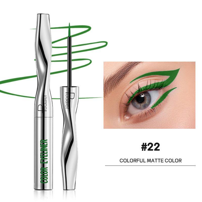 COLOR EYELINER WATERPROOF AND QUICK DRYING，EASY TO COLOR，RICH IN COLOR