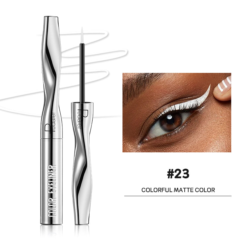 COLOR EYELINER WATERPROOF AND QUICK DRYING，EASY TO COLOR，RICH IN COLOR