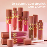 24 color liquid lipstick anti gravity