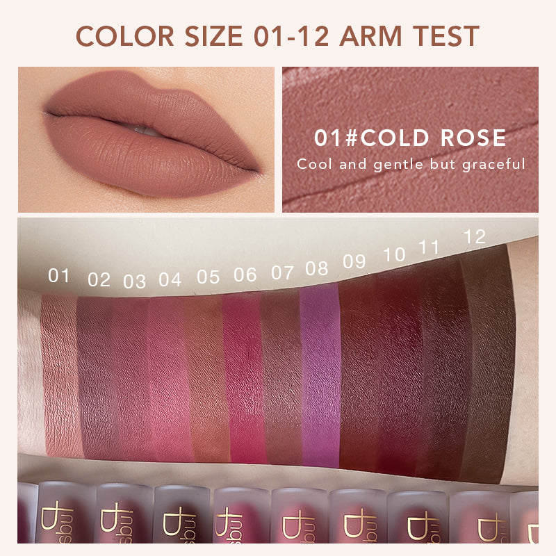 24 color liquid lipstick anti gravity