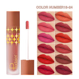 24 color liquid lipstick anti gravity