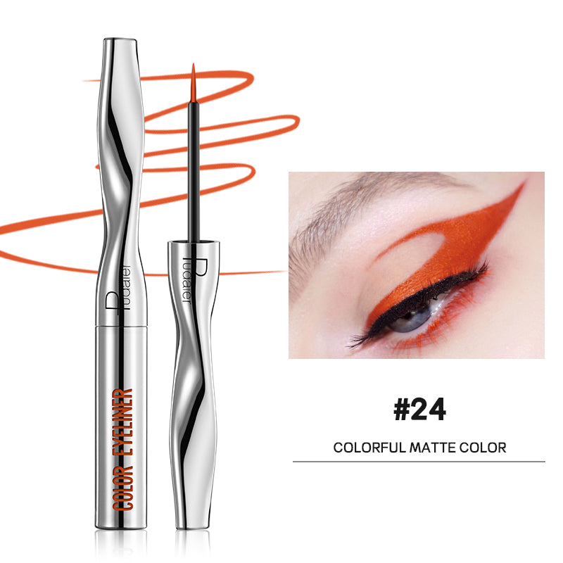 COLOR EYELINER WATERPROOF AND QUICK DRYING，EASY TO COLOR，RICH IN COLOR