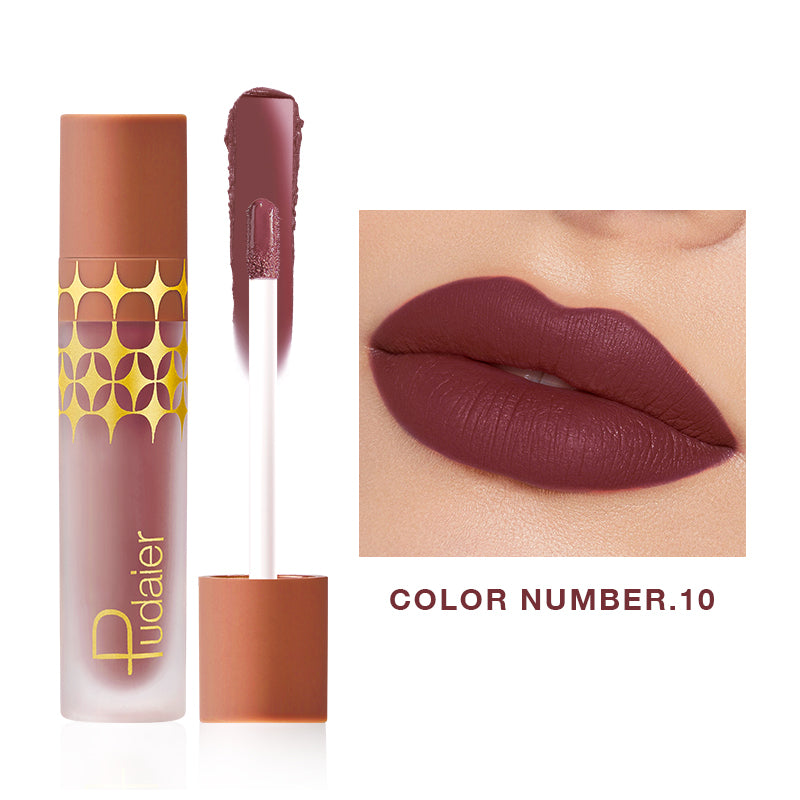 24 color liquid lipstick anti gravity