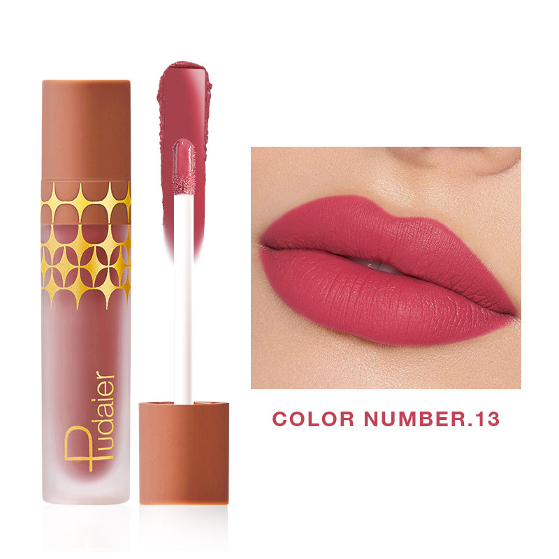 24 color liquid lipstick anti gravity