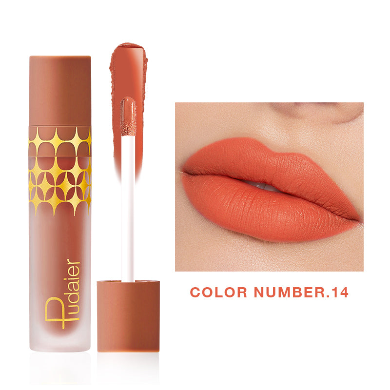 24 color liquid lipstick anti gravity