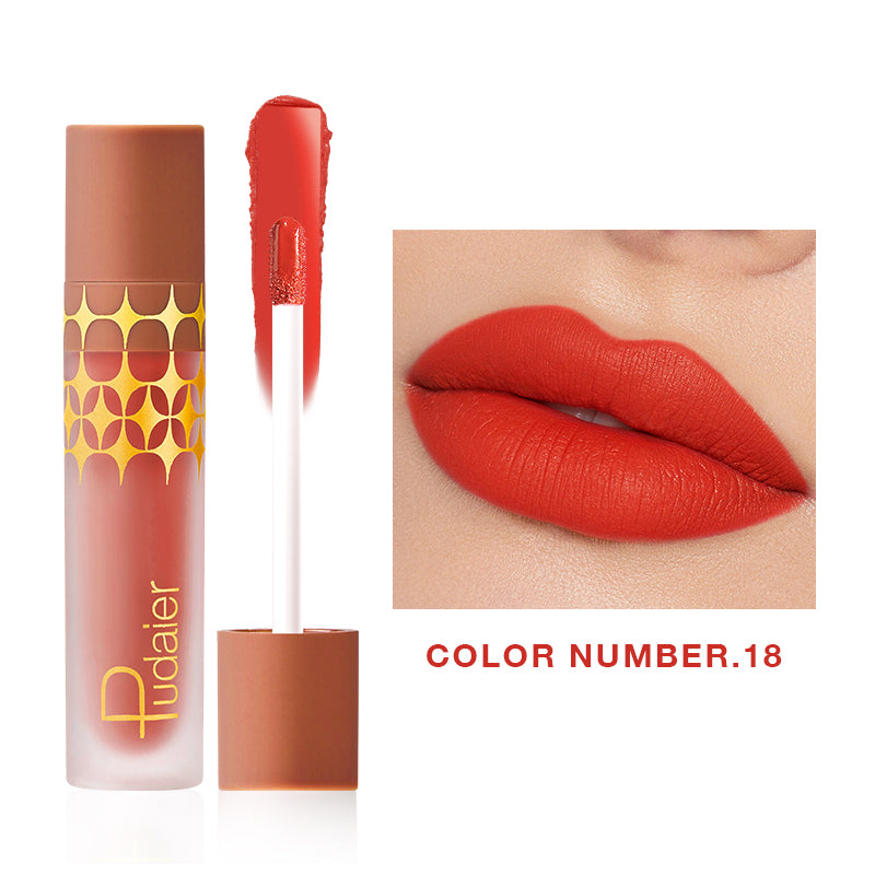 24 color liquid lipstick anti gravity