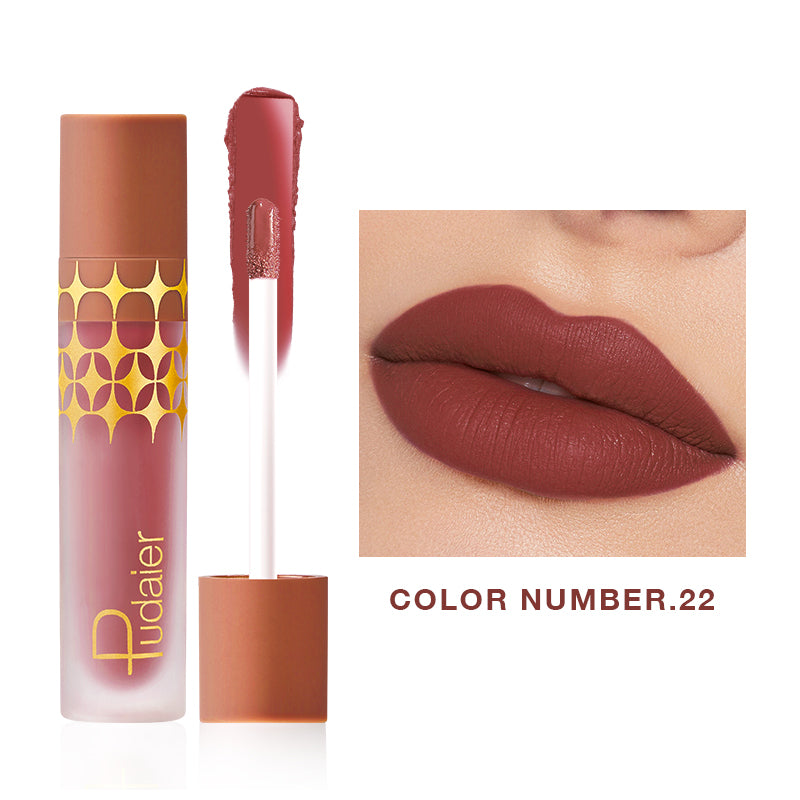 24 color liquid lipstick anti gravity