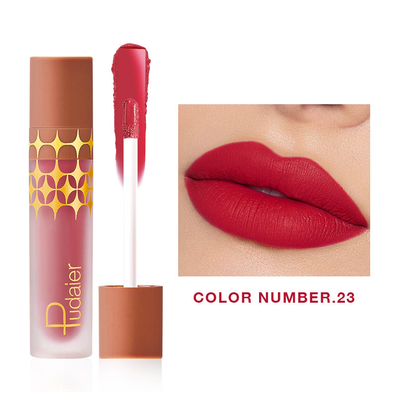 24 color liquid lipstick anti gravity