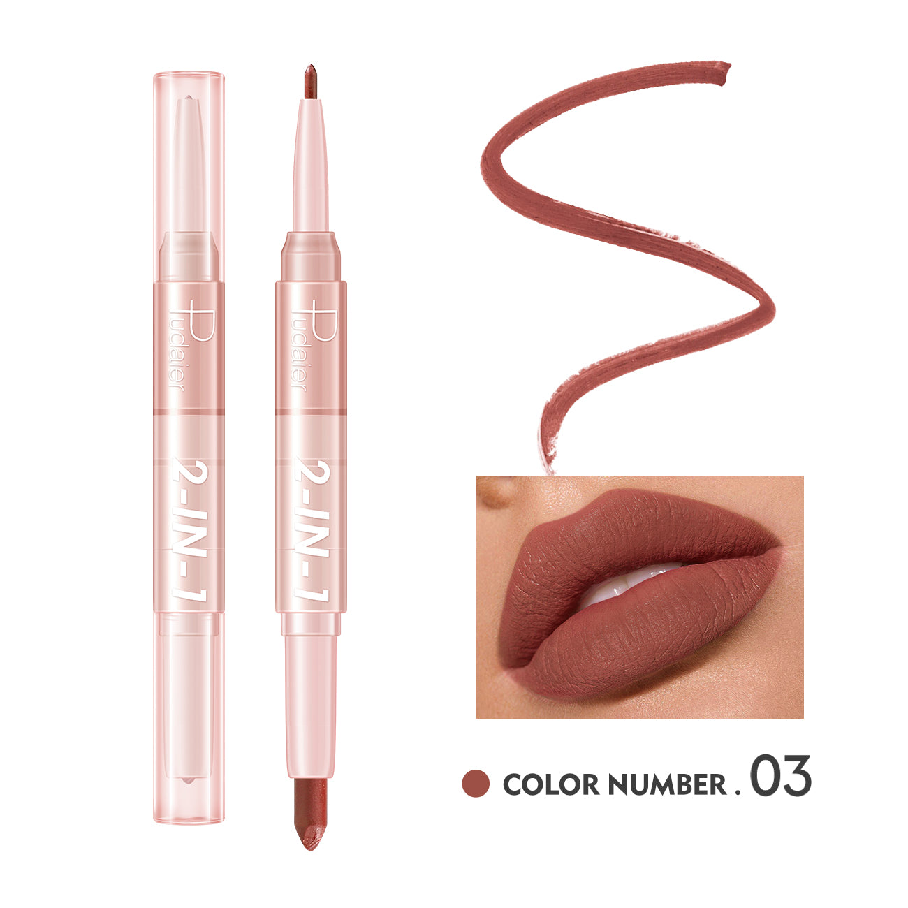 2-In-1 Lip Liner-Lip Stick