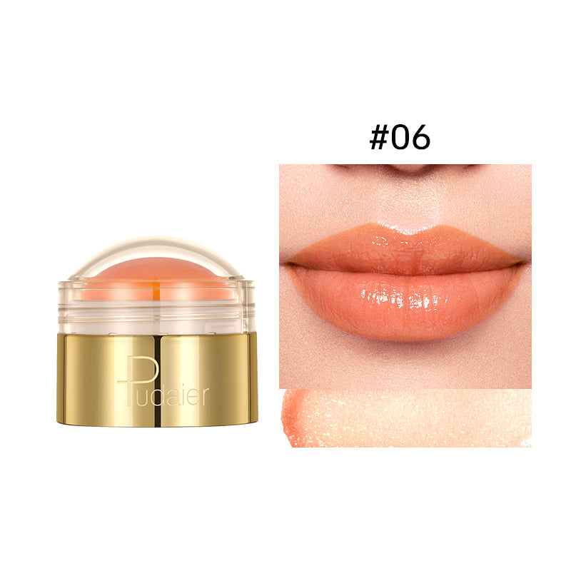 Tinted lip mask