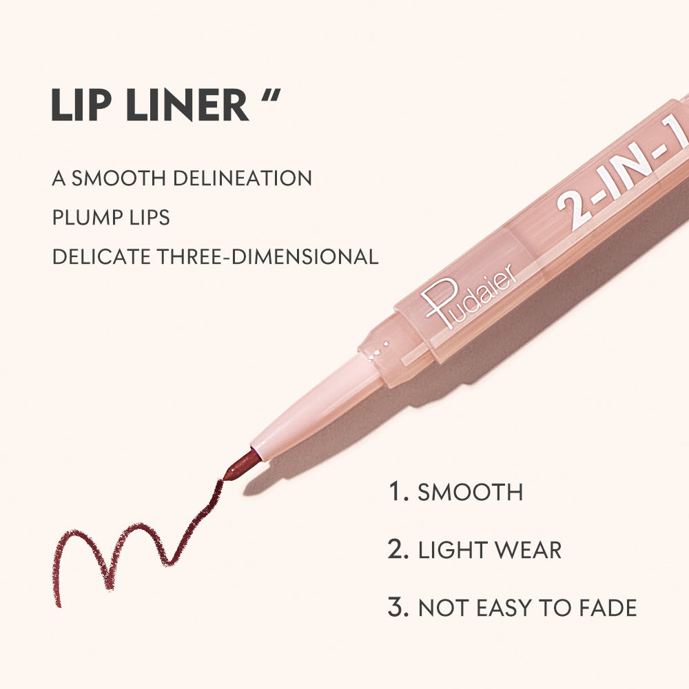 2-In-1 Lip Liner-Lip Stick