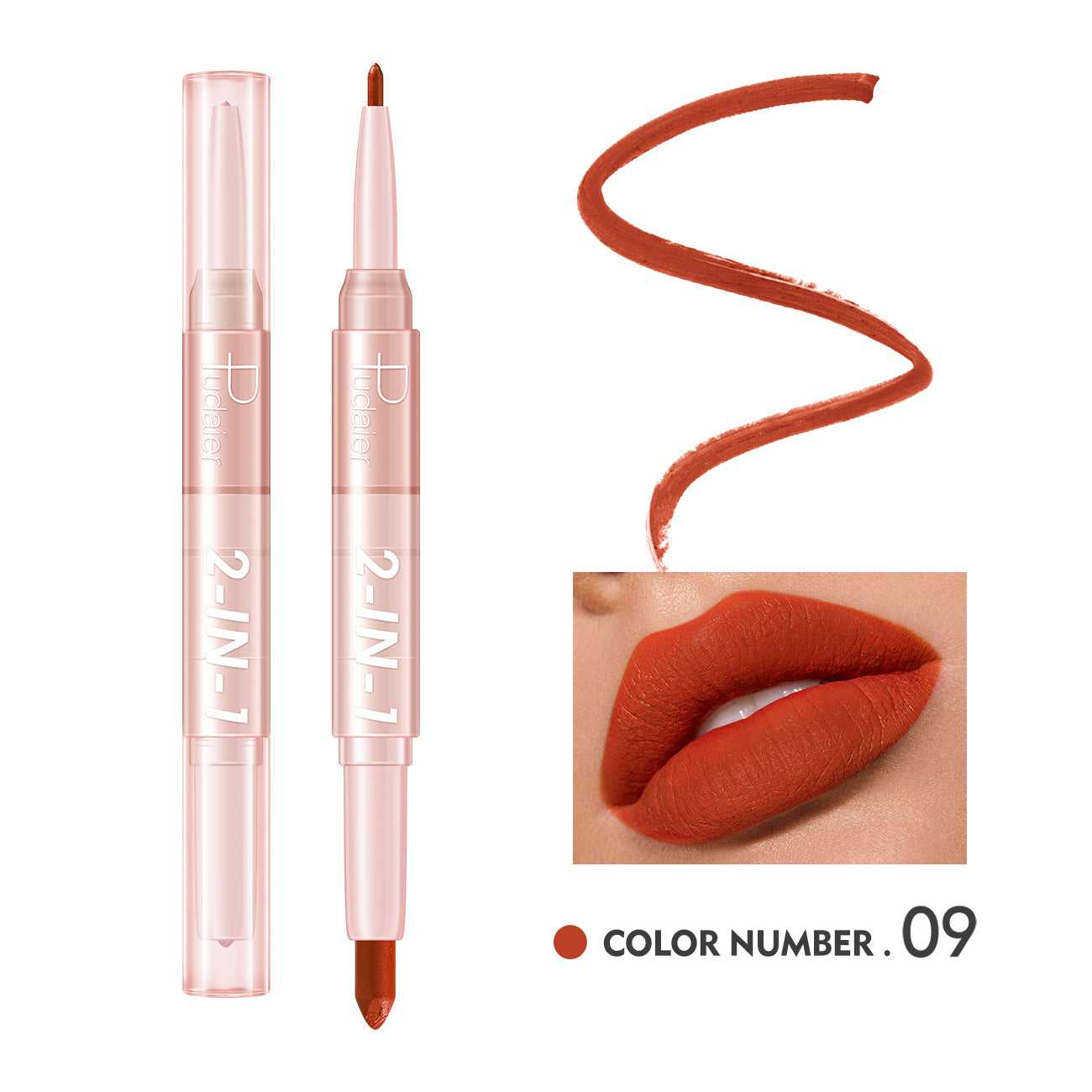 2-In-1 Lip Liner-Lip Stick