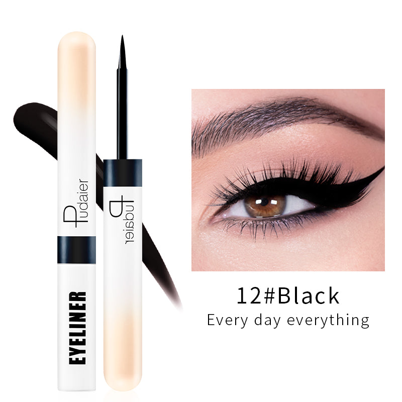 NEWEST PUDAIER COLORFUL LIQUID MATTE EYELINER,Quickly dry,waterproof,Sweat-resistant,smudge-proof,Can be used for painting, tattooing, and children's painting creation.