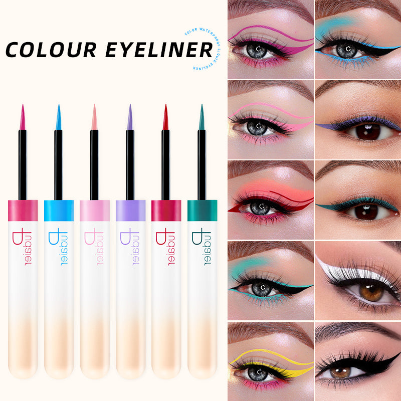 NEWEST PUDAIER COLORFUL LIQUID MATTE EYELINER,Quickly dry,waterproof,Sweat-resistant,smudge-proof,Can be used for painting, tattooing, and children's painting creation.