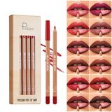 12 Color Lip Liner Set Lip Makeup Pencil